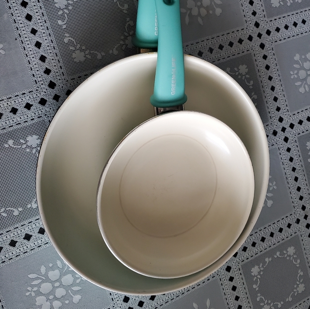 GREEN LIFE Fry pan 10" & 8"